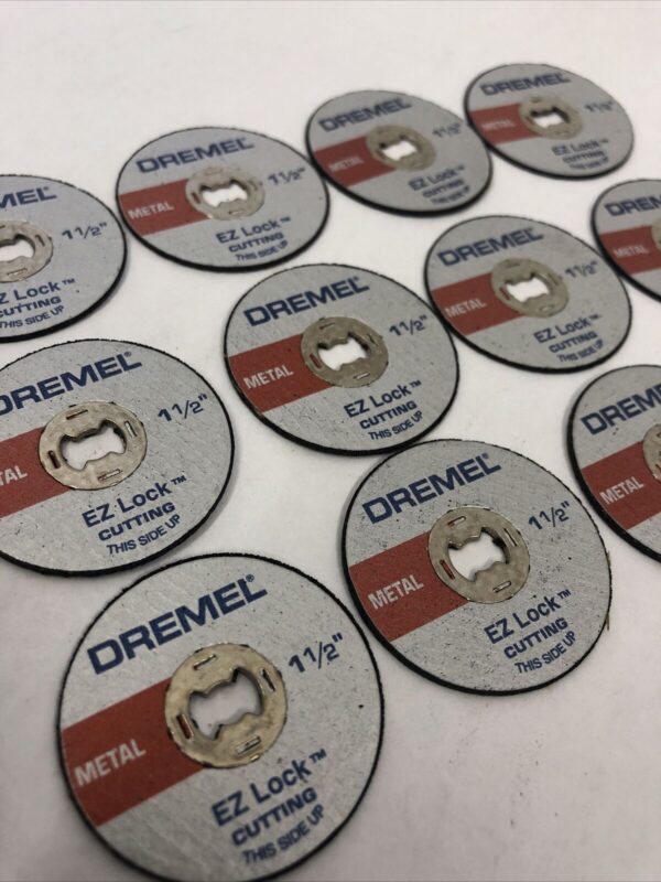 12x Dremel of EZ Lock 1 1/2" Cut-Off Wheels for Metal Rotary Tools EZ456