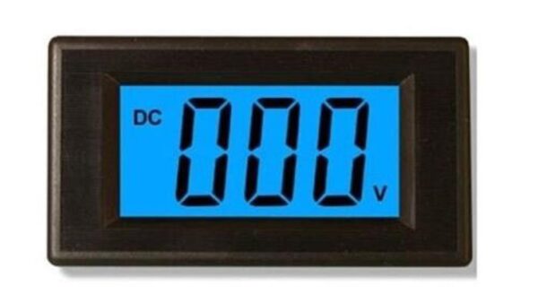 1Pcs 3 1/2 Blue LCD Digital Volt Panel Meter DC0-500V