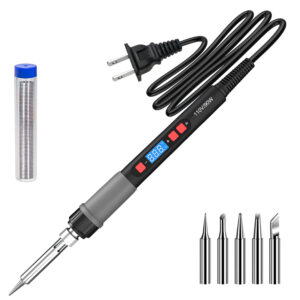 90W Digital Electric Soldering Iron Kit Tempe Adjustable Welding Tool Solder Gun