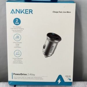 Anker 76625608 Car Charger - Silver