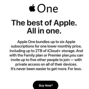 Apple One Family Share