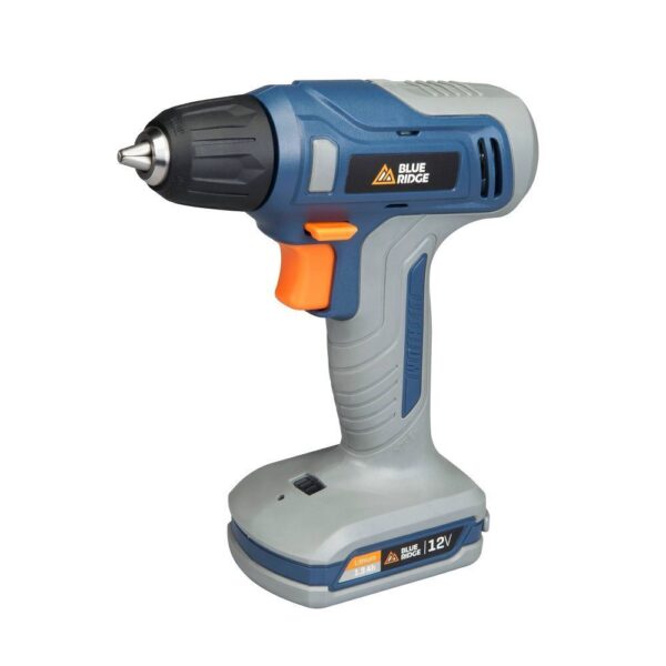 Blue Ridge Tools 12v Max Rechargeable Drill With 7 Bits BR2101U