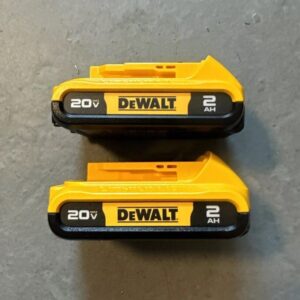 Dewalt 20V DCB203 2.0 AH MAX Genuine Batteries 20 Volt Lot Of 2 New