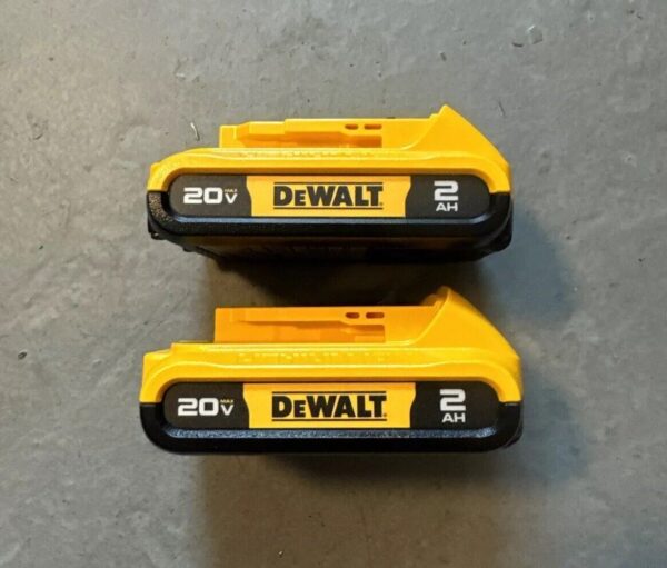 Dewalt 20V DCB203 2.0 AH MAX Genuine Batteries 20 Volt Lot Of 2 New