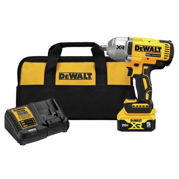 DEWALT DCF900P1R 20V MAX XR 1/2" Impact Wrench Kit (5 Ah) Certified Refurbished