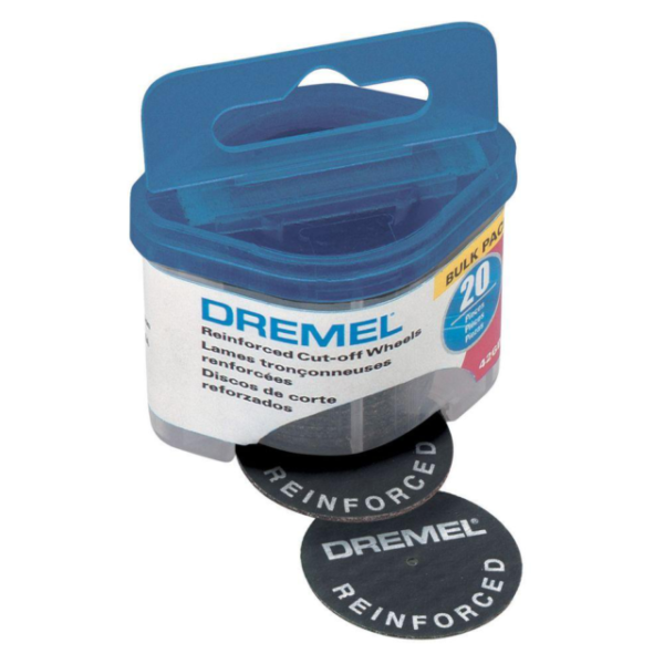 Dremel 426B Fiberglass Reinforced Cut-off Wheels - Silver, 20 Pieces