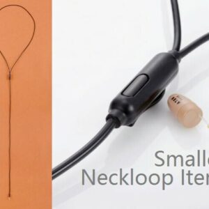 Edimaeg spy Earpiece Micro Invisible Hidden covert Earphone With 75cm Neckloop