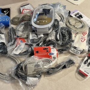 Huge Lot of Various NEW Computer Cables - More than 40 Cables