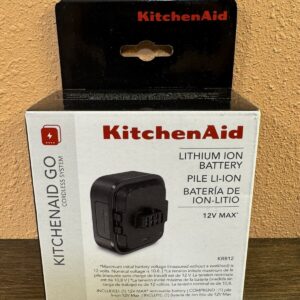 KitchenAid Go Cordless 12V MAX Lithium Ion Battery KRB12 Model KRB12 Black