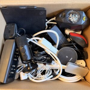 Lot of Misc Electronics Accessories - Mic, Mouse, Wacom, HDMI Switcher, Cables +