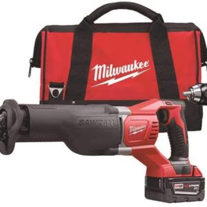 Milwaukee 2694-22 M18 18-Volt Lithium-Ion Cordless Hammer Drill/Sawzall Combo Kit (2-Tool)