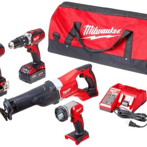 Milwaukee 2696-24 M18 Cordless Compact Combo Tool Kit