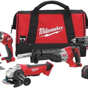 Milwaukee 2696-26 M18 Cordless LITHIUM-ION 6-Tool Combo Kit