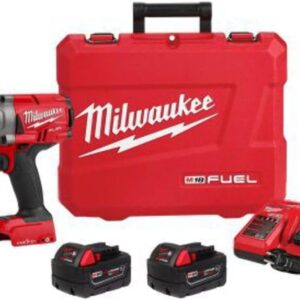 Milwaukee 2864-22R 18V Brushless 3/4'' High-Torque Impact Wrench w/Friction Ring Black and Red