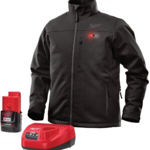 Milwaukee Electric Tools 2395-L M12 Cordless Black Heated Jacket, Size XL