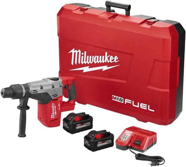 Milwaukee Tool 2717-22HD Rotary Cordless SDS Max Hammer Drill Kit 1-9/16 Inch 18.75 Inch M18 Fuel SDS Max