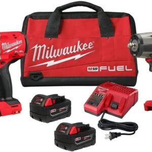 Milwaukee Tool 3010-22 M18 FUEL 1/2" HTIW & 3/8" MTIW Automotive Combo Kit