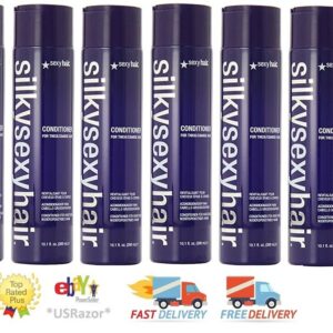 New 6Pc Silky Sexy Hair Conditioner for Thick/Coarse Hair 10.1 FL OZ 300ml USA