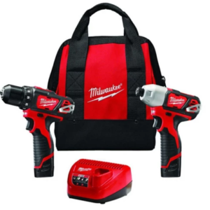 NEW Milwaukee M12 12V Cordless Brushed 2 Tool Drill and Impact Driver Kit