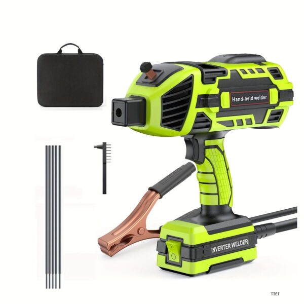 Portable ARC Welder Kit - 110V Handheld Stick Welding Gun Compatible with Rods