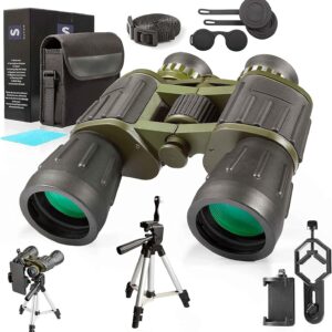 Stellarh 12X50 Full Size Binoculars for Adults with Photography Video Kit Tripod