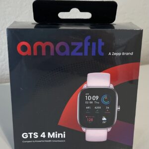 Zepp Amazfit GTS 4 MINI Compact Health Smartwatch - Flamingo Pink