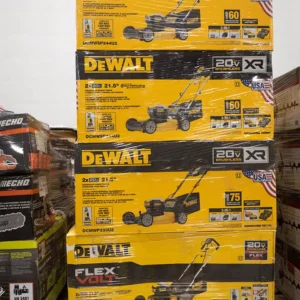 Dewalt Depot Pallets At Our Pallet Liquidation Warehouse | Amazon Mega Warehouse