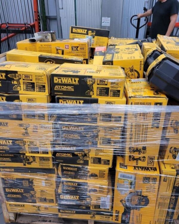 Dewalt Tool Pallets - Amazon Mega warehouse