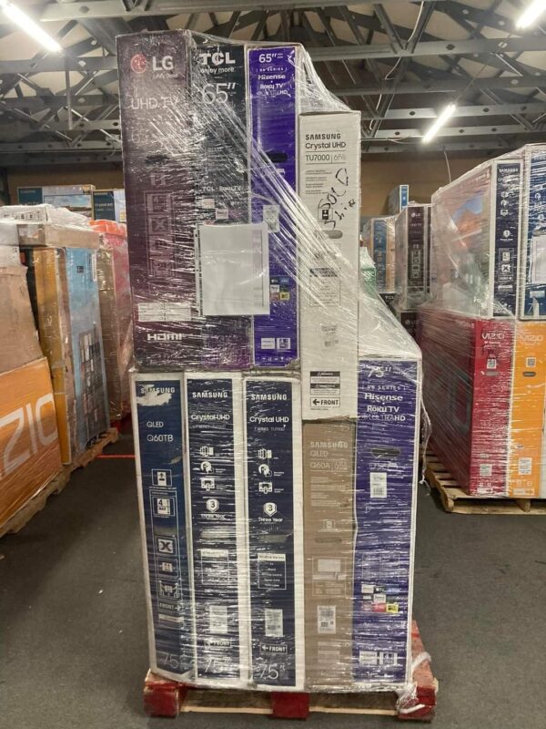 TV Pallets For Sale - Amazon Mega Warehouse