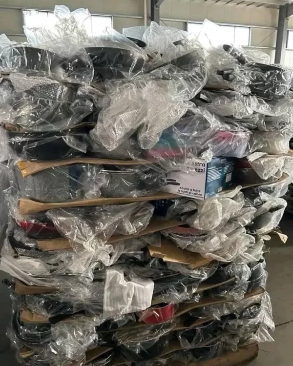 Unmanifested pallets of kitchen utensils | Amazon Mega Warehouse.